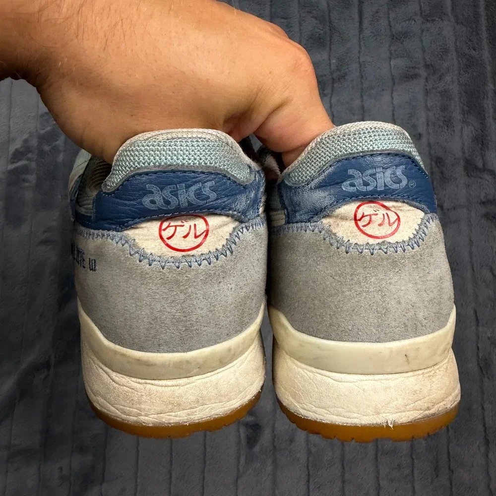 ASICS Gel-Lyte III Sneakers Mens 10 Grey Blue Gum Sole 1191A354 Retro Running